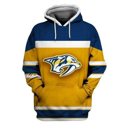 Predators Gold All Stitched Hooded Sweatshirt,We sell and wholesale Predators Gold All Stitched Hooded Sweatshirt on line form chian!